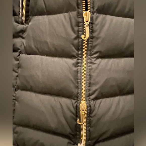 Juicy Couture long puffer coat in matte black - Picture 4 of 10